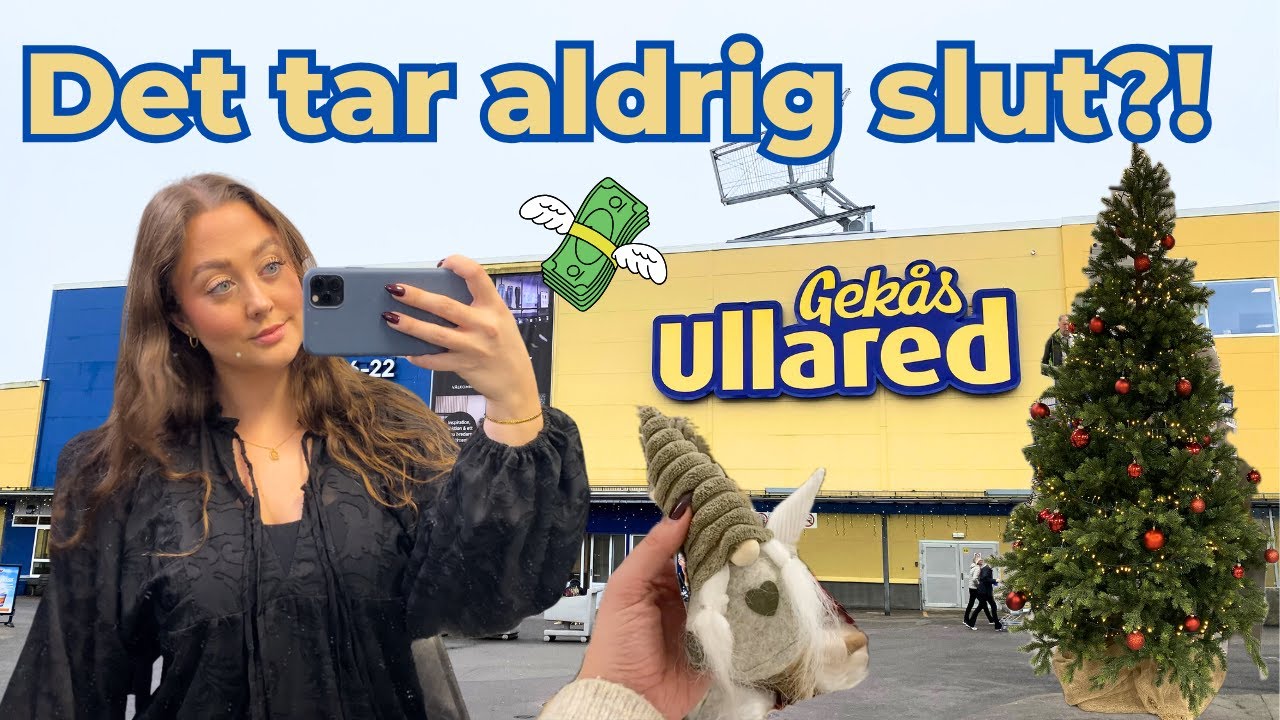 GEKÅS ULLARED VLOGG!! Det är tomtar överallt?!