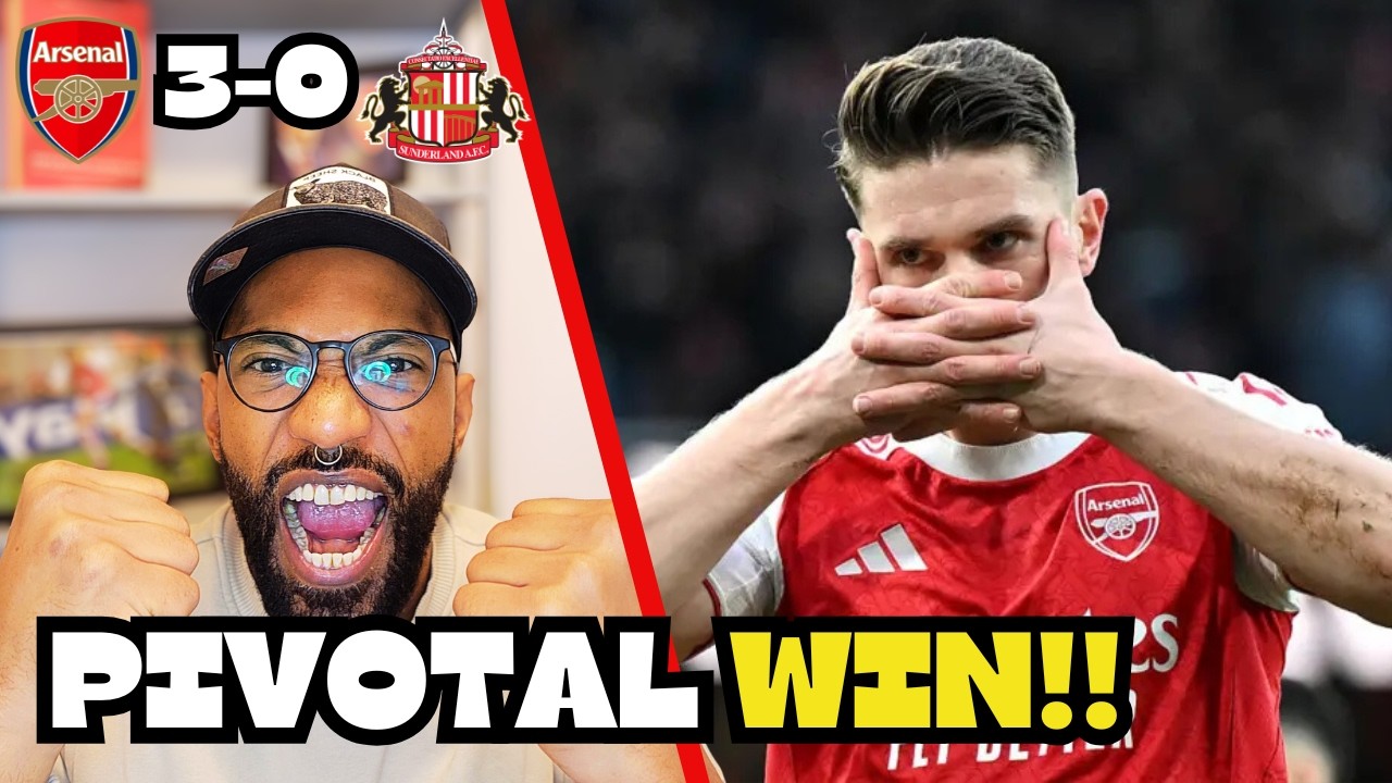 Arsenal 3-0 Sunderland MATCH REACTION | Arsenal go 9 POINTS CLEAR! | Gyokeres ON FIRE!!