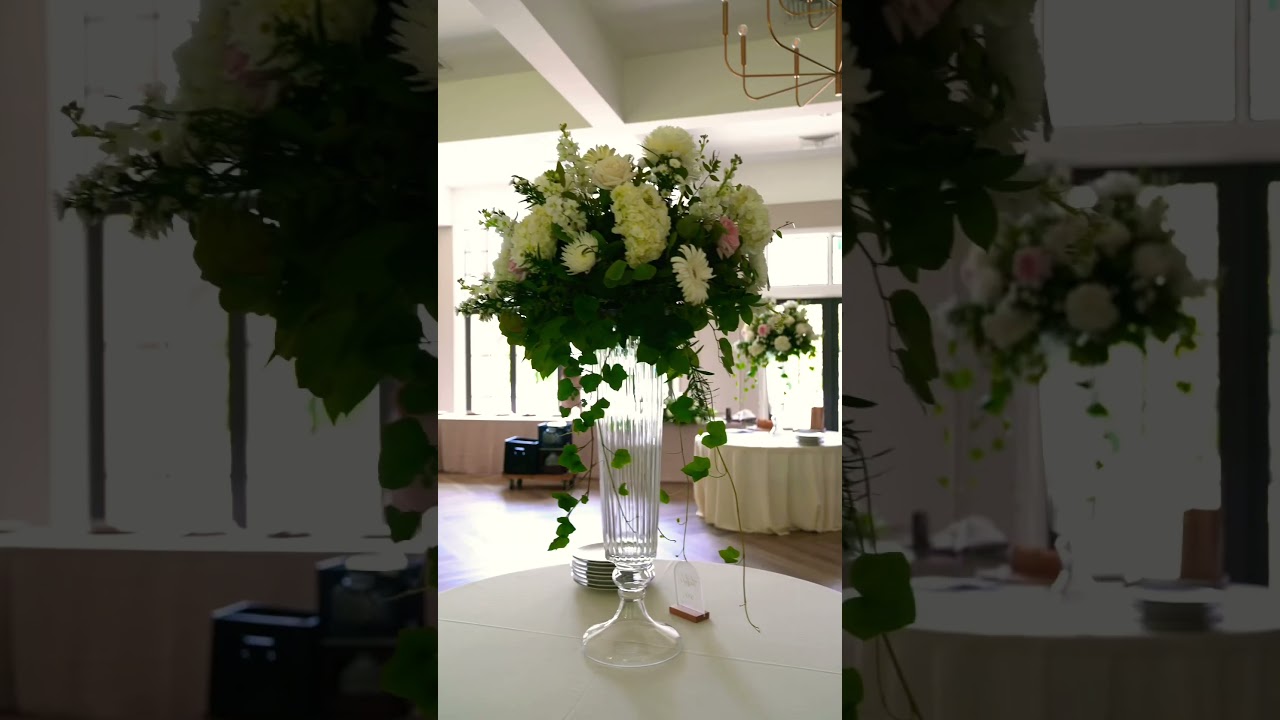 Tall centerpiece #shortsvideo #flowers #floraldesign #florist #wedding #shortsfeed #peonies #shorts