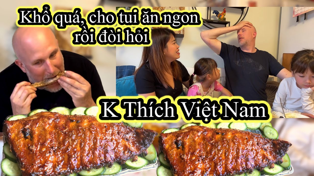 Nướng Dẻ Sườn to ăn tối, DỤ CHỒNG VỀ VIỆT NAM và cái kết ĐẮNG LÒNG | Cuộc sống Thuỵ Điển