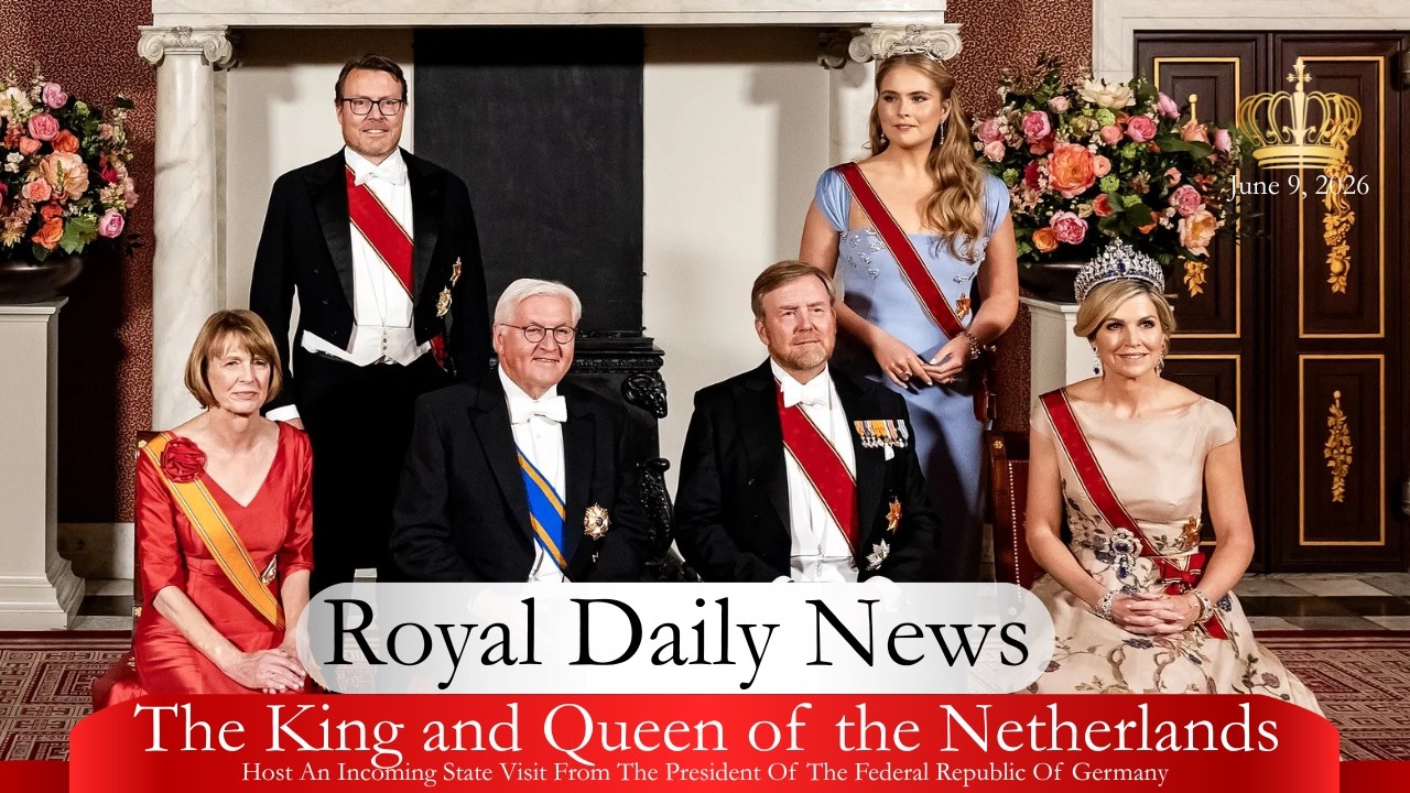 The King and Queen of the Netherlands Host An Incoming State Visit From Germany | More #royalnews
