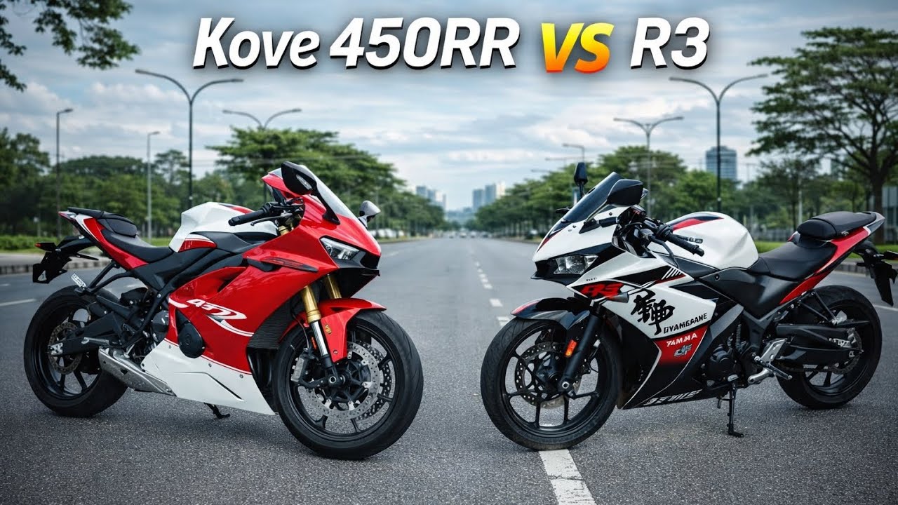 Kove 450rr VS Yamaha R3
