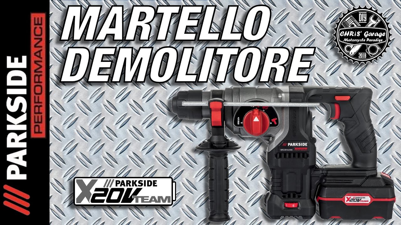 PARKSIDE PERFORMANCE Martello Demolitore Ricaricabile PKHAP 20-Li A1 (12/2020)