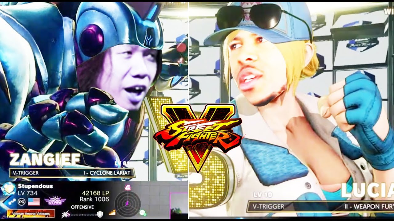 SFV - LTG Low Tier God (Lucia) blacklists Stupendous (Zangief) | Ranked match | Street Fighter 5