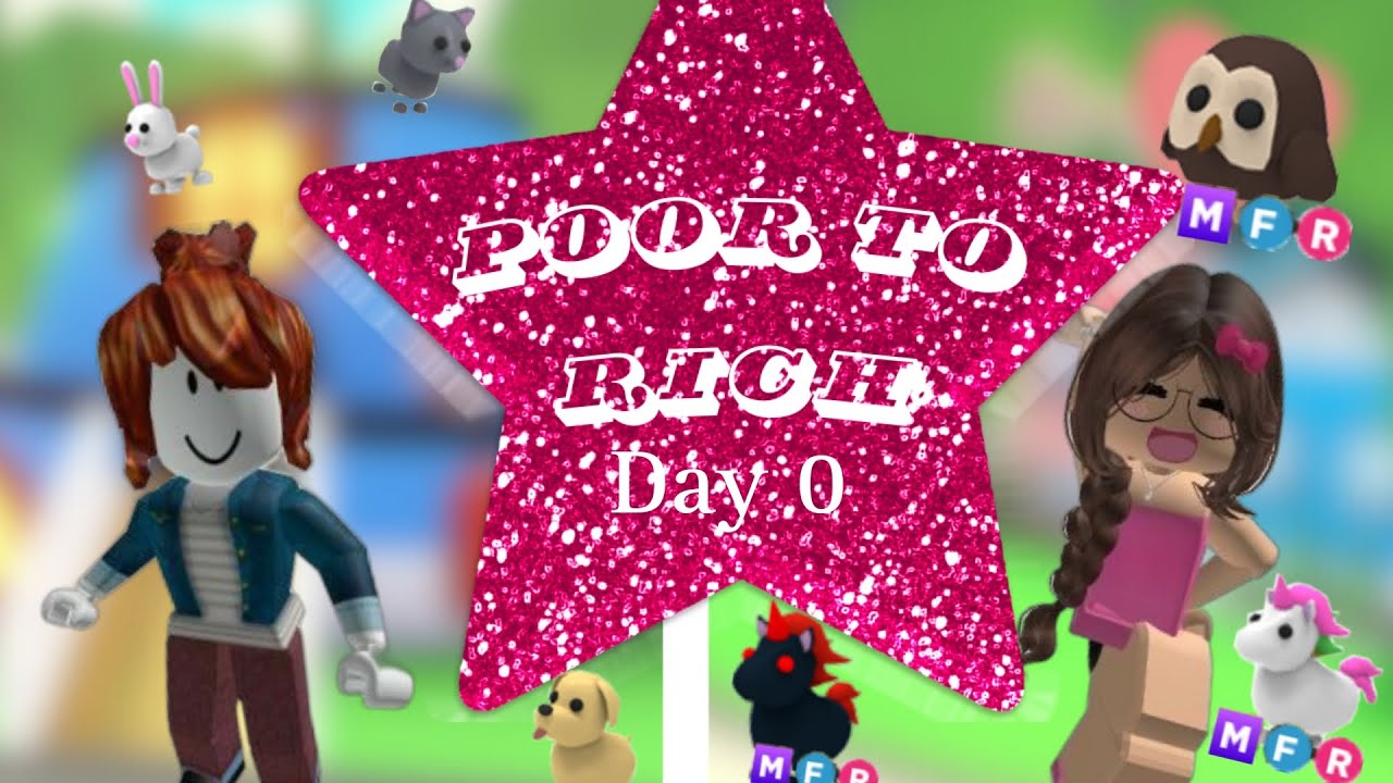POOR TO RICH CHALLENGE | DAY 0 | ADOPT ME! ROBLOX | M4DD13ING