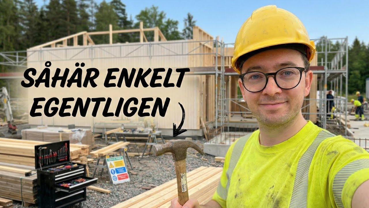 Bygga hus, för nybörjare som mig.