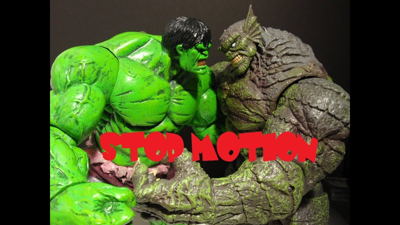The Incredible Hulk vs Abomination (Stop Motion Movie) Parte 01