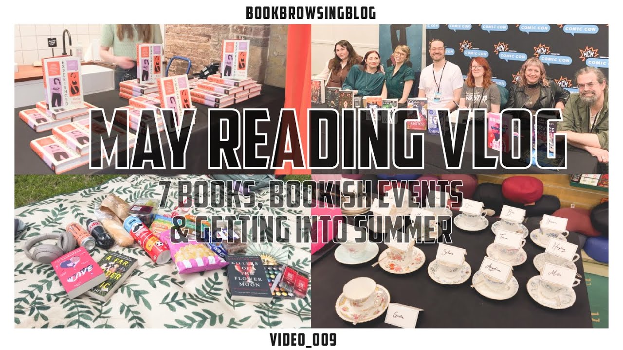 may reading vlog ✨ | everything i read 📚 bookish events 🔮 and enjoying summer