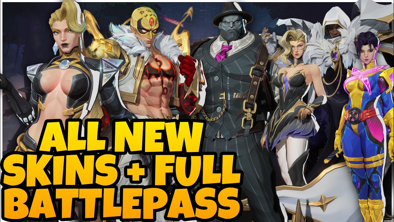 All Cosmetics In Marvel Rivals Season 2 Full Battlepass All Skins