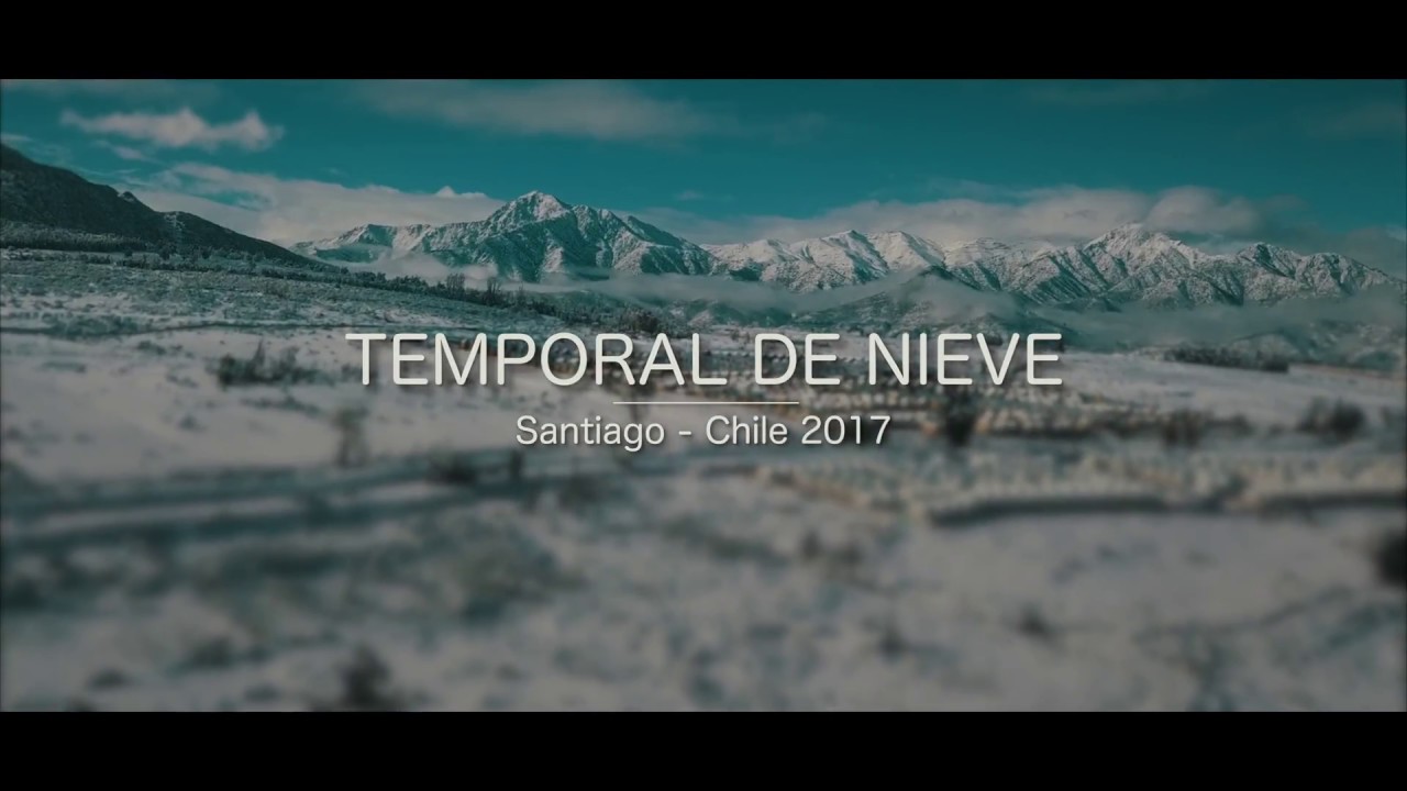 SANTIAGO NEVADO ❤️ Tomas Aéreas con drone 4k 🇨🇱 invierno con nieve en Chile ❄️image Bank