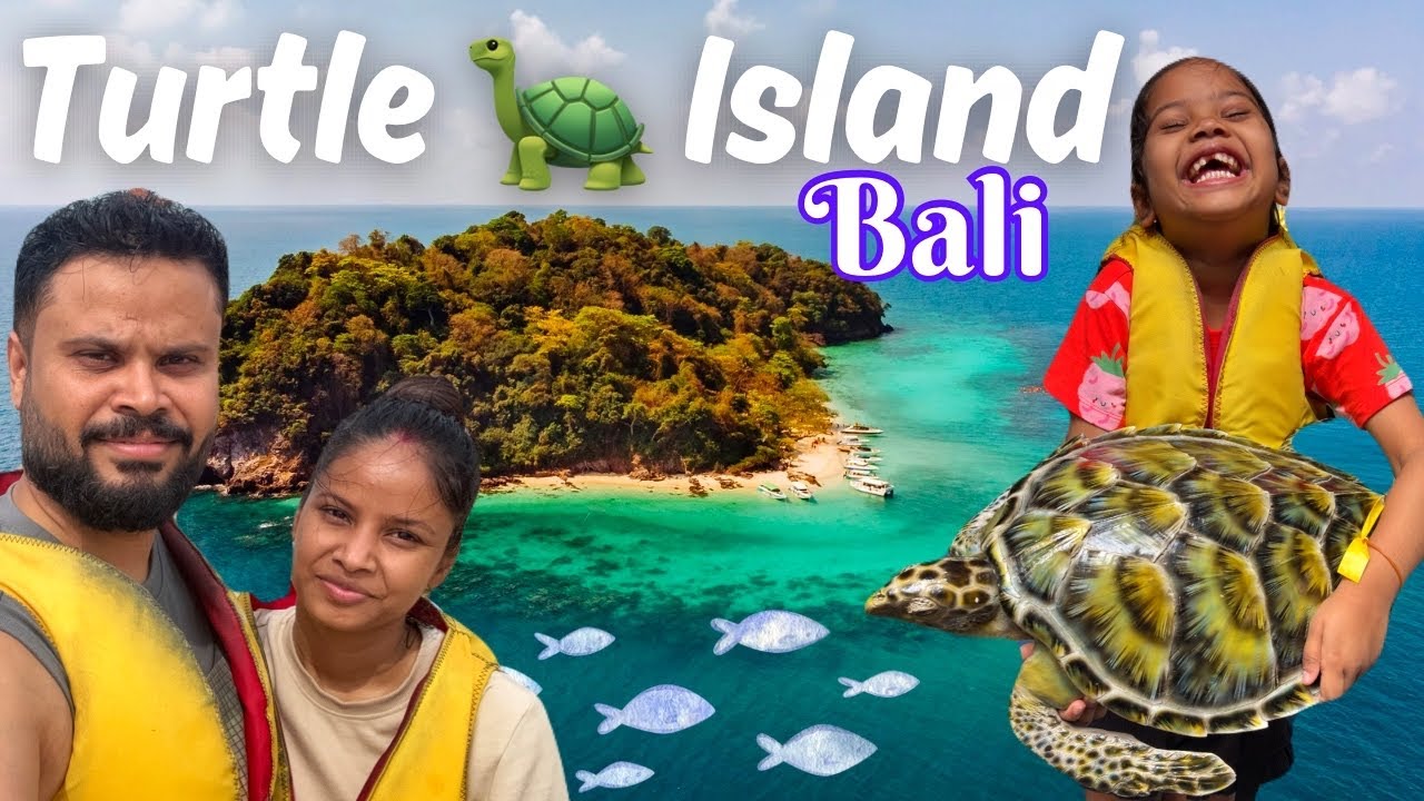 Bali Half Day Trip: Turtle Island and  Glass Bottom Boat Ride I  Turtle Island Bali I Samara Vlogs