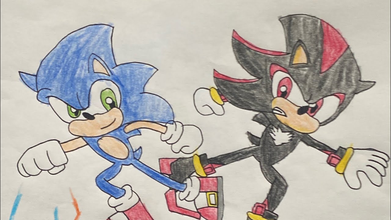 Sonic Vs. Shadow but I voiced it over