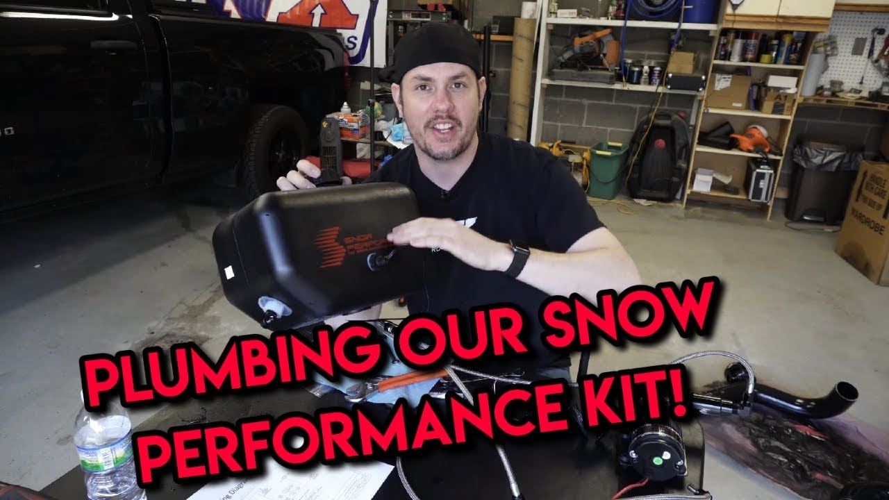 Methanol Injection Plumbing, Setting Up Our Snow Performance Kit!