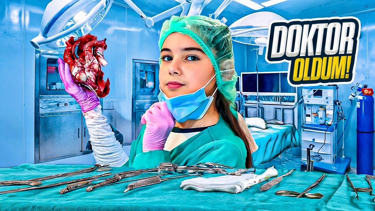 TÜM GÜN DOKTOR OLDUM !! ELİF SİNEM 24 SAAT KİDZANİA MESLEKLERİ OLDUM !!