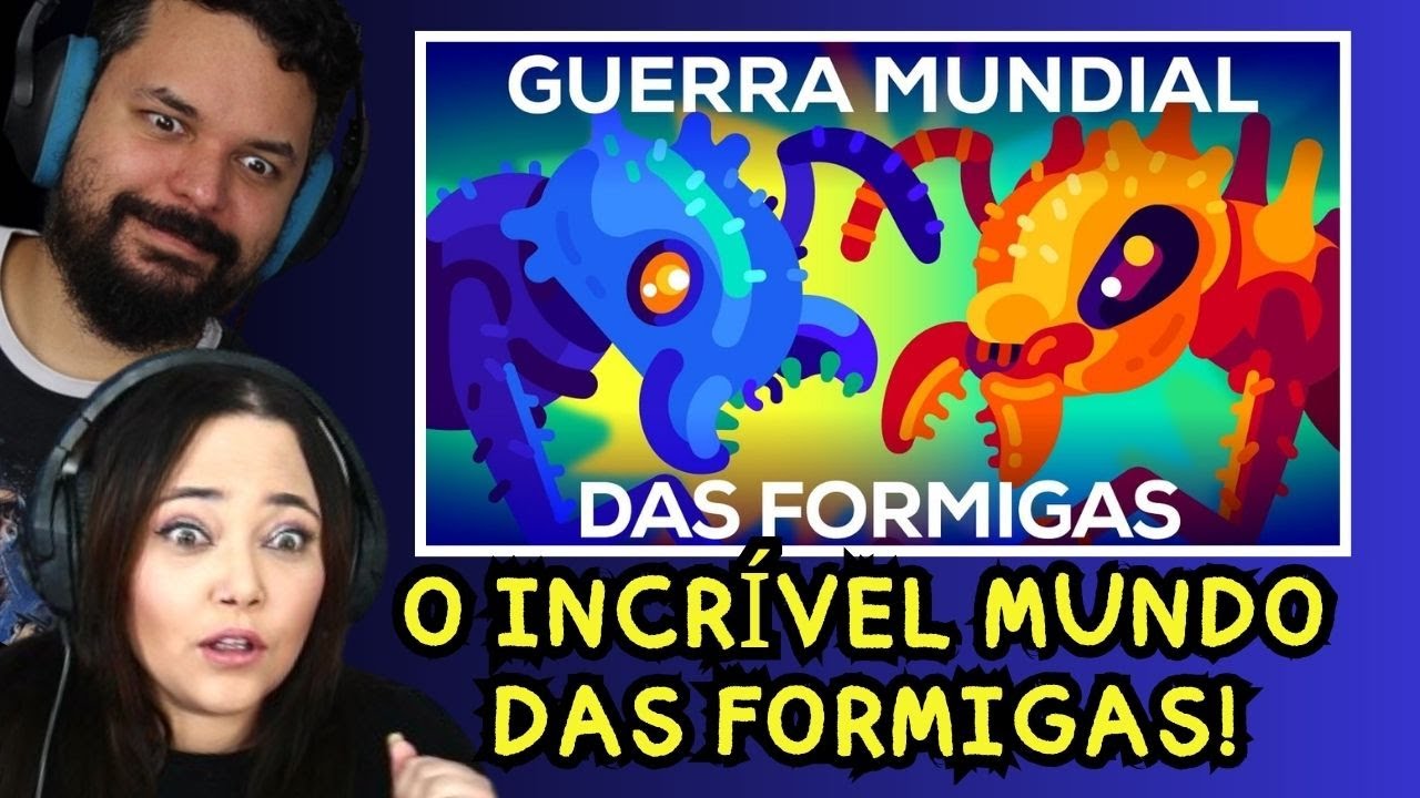 Guerra mundial das formigas: as formigas-de-correição Em Poucas Palavras – Kurzgesagt // REACT