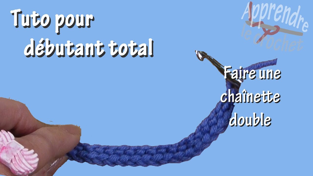 Tuto crochet pour débutant total : Chaînette double