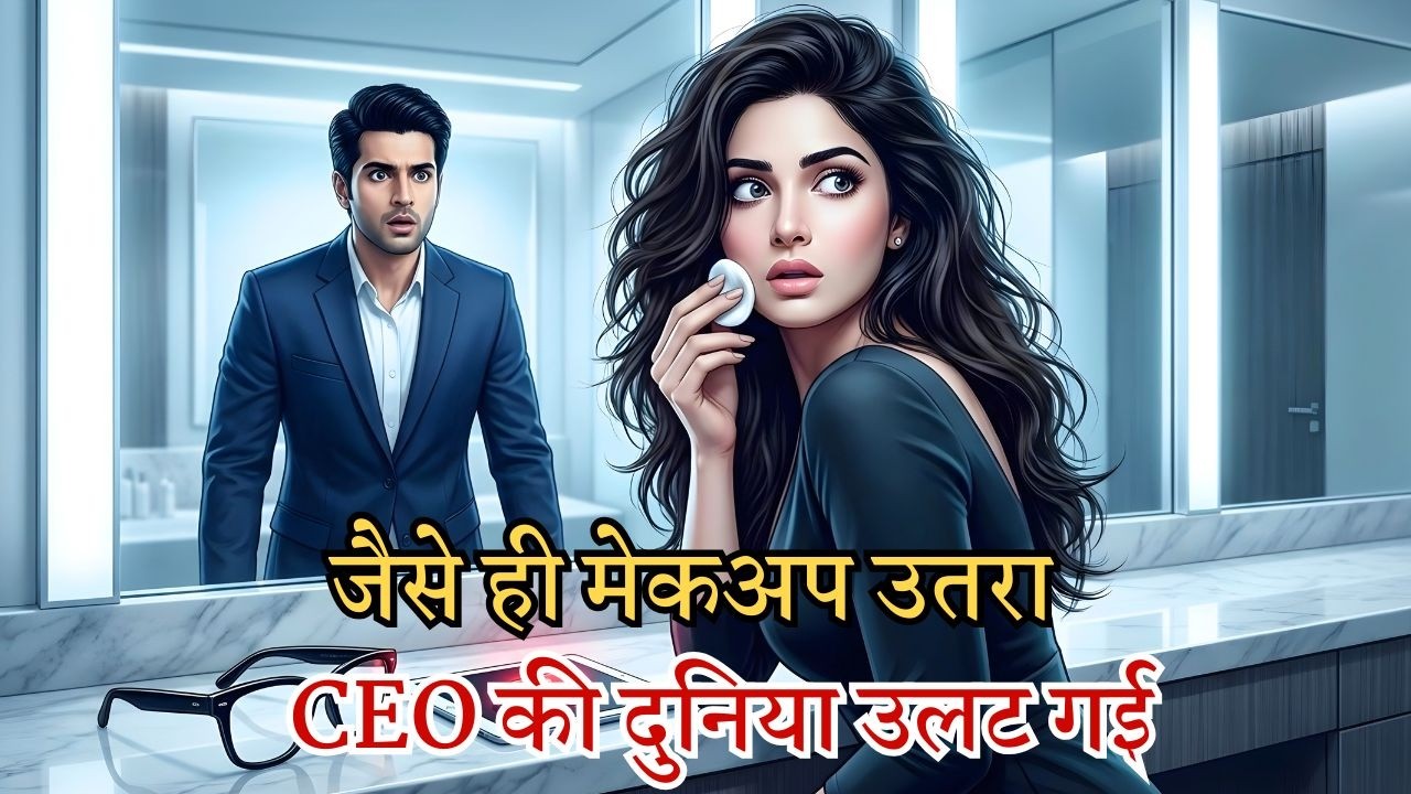 कंपनी की बदसूरत लड़की? CEO ने मेकअप उतरते देखा—देवी सौंदर्य और जासूस पहचान उजागर!