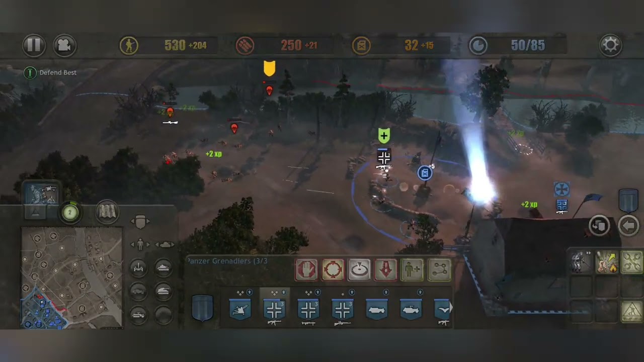 COH (company of heroes) defend best #1 #ww2 #companyofheroes #rtsgameplay 