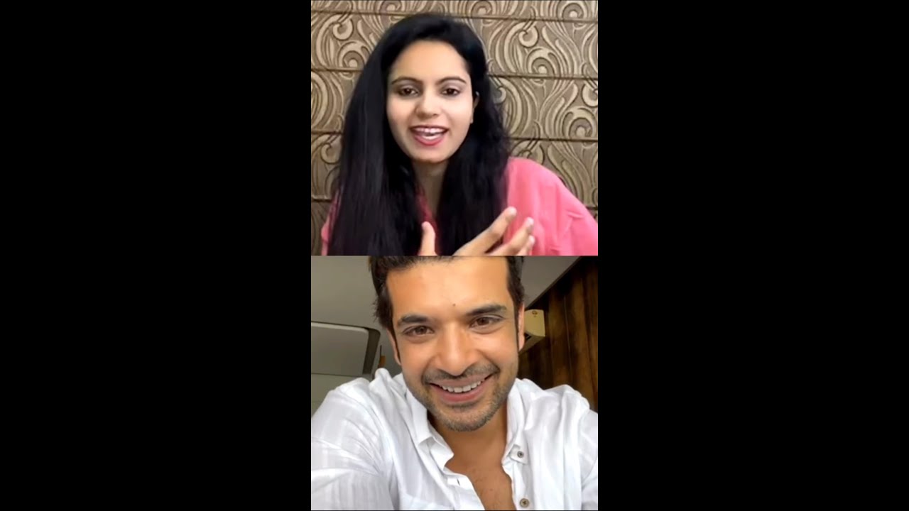 Karan Kundrra Instagram Live with pop style