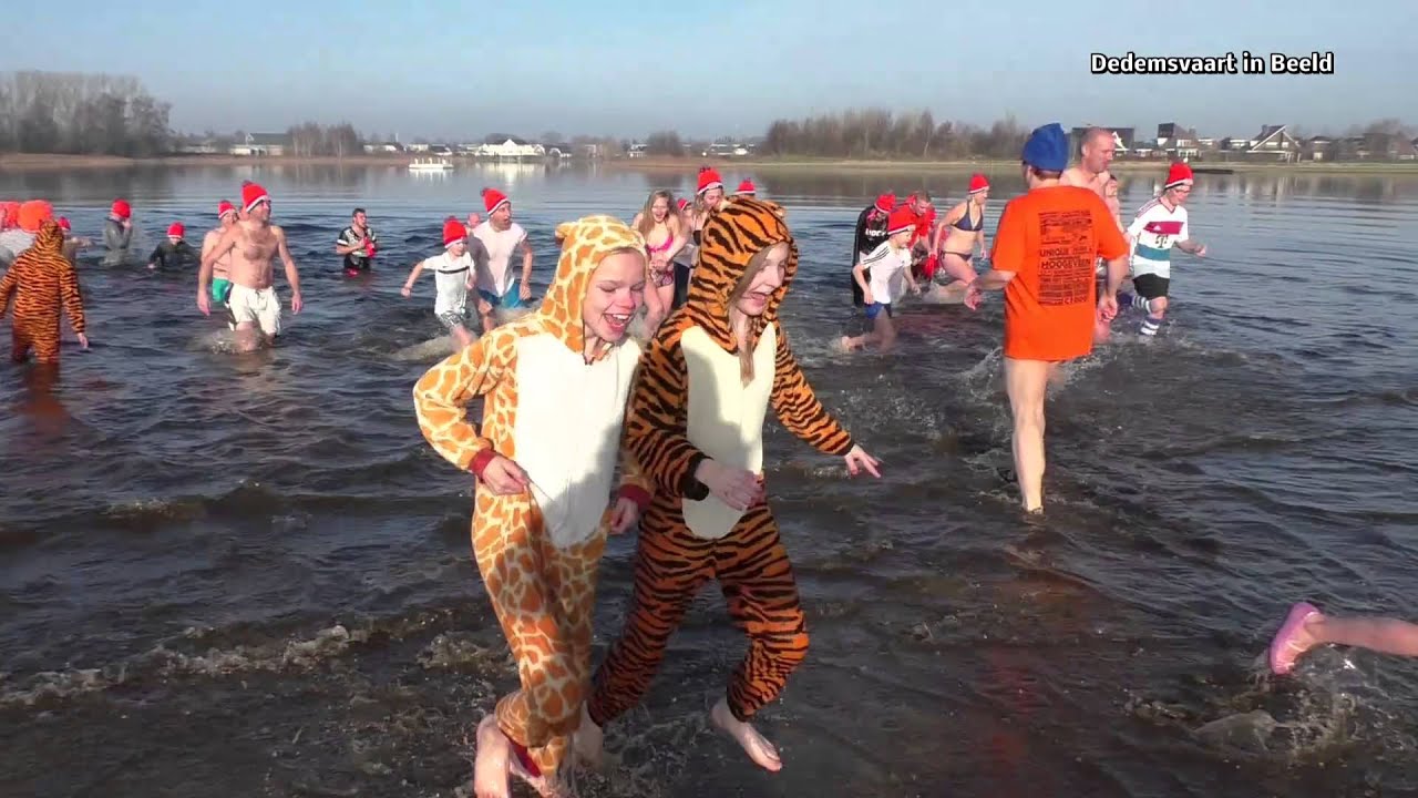 Nieuwjaarsduik Dedemsvaart  2016