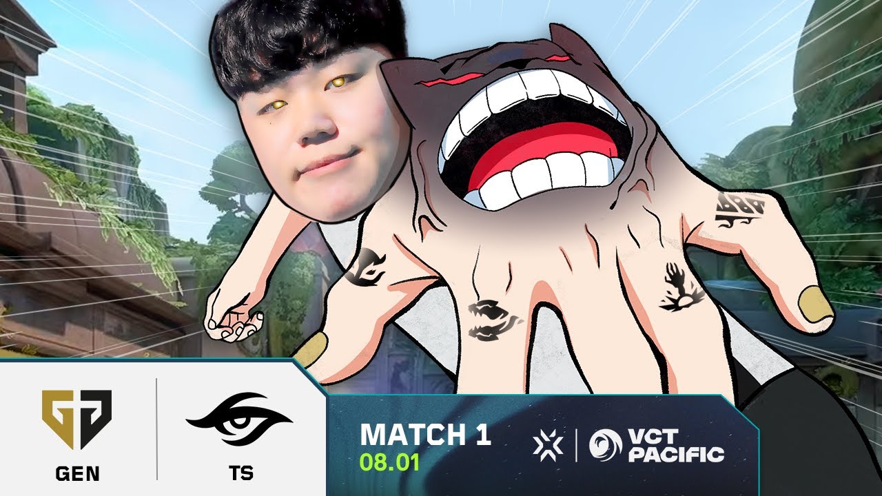 귀체의 칼날 |  GEN vs. TS  | 10일차 MATCH 1 H/L 08.01 | VCT 퍼시픽 2025