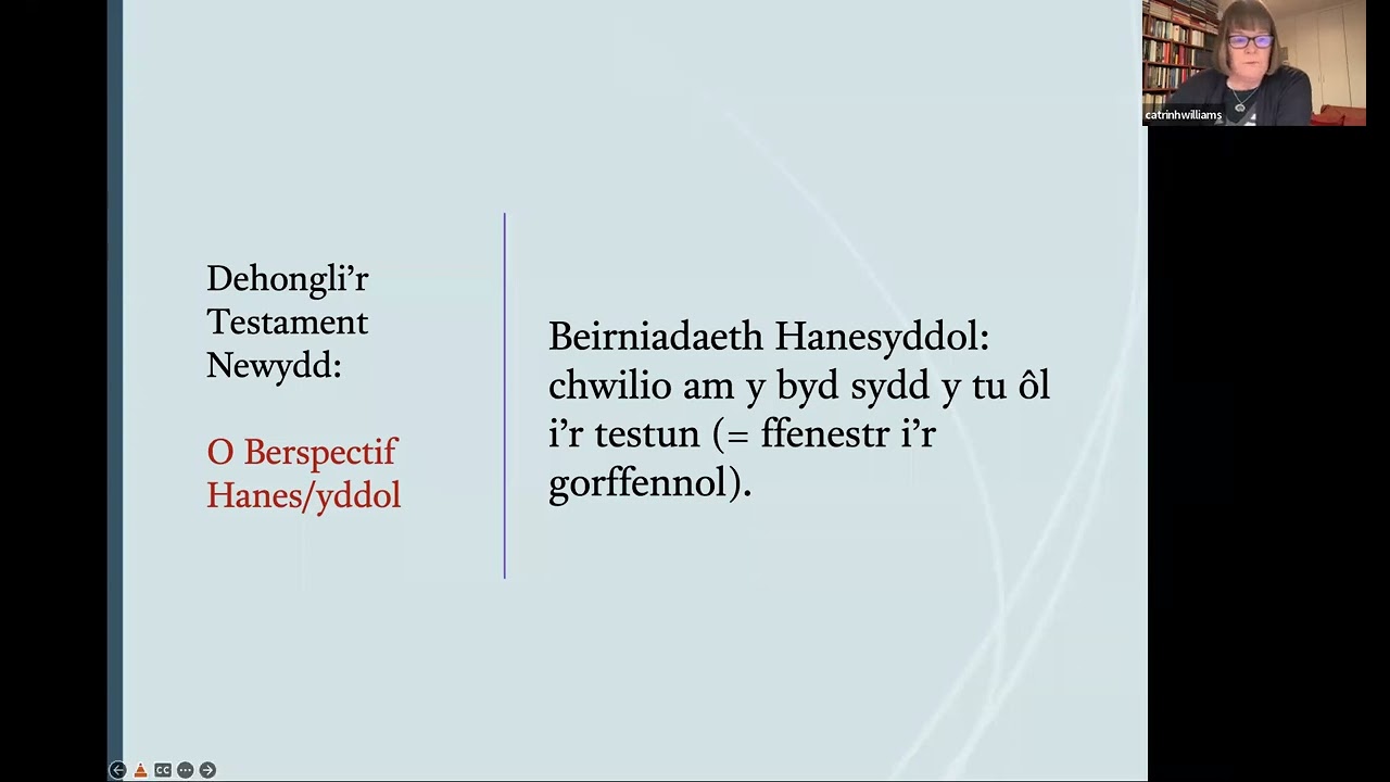 Testament Newydd y Beibl, 7 Mawrth 2022