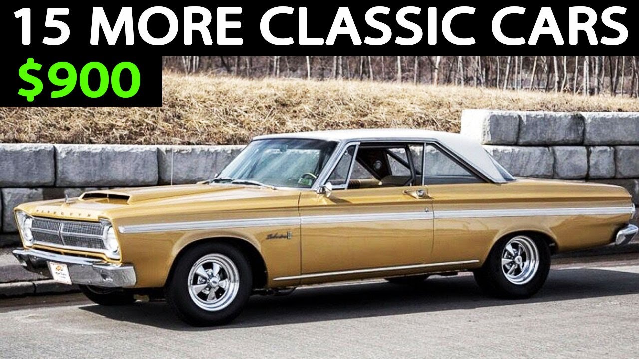 Find Your Best Unique Budget: 15 Classic Cars For Sale Under $10,000