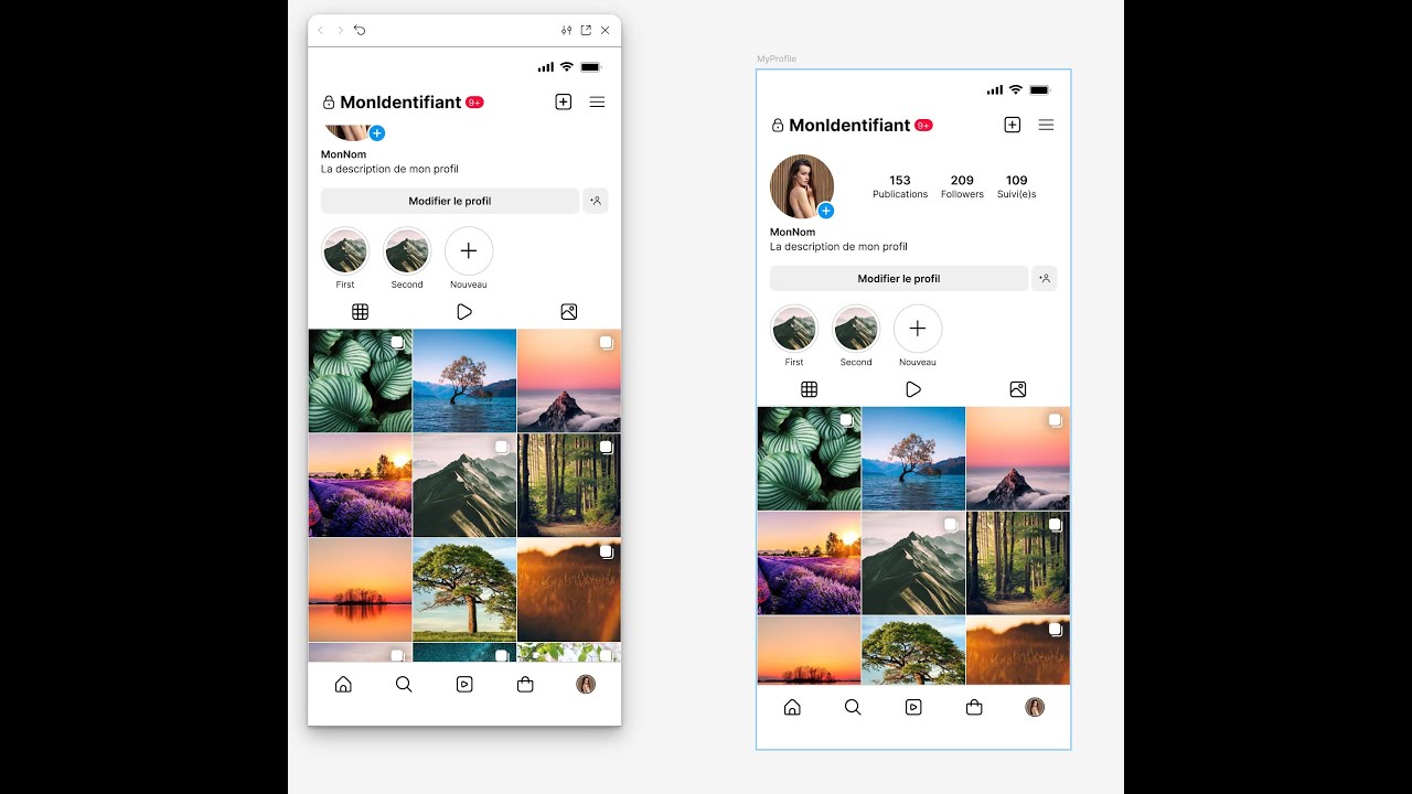 Bài 5. Thực hành Screen Profile Instagram bằng Linear Layout, Button, ImageView, ImageButton,...