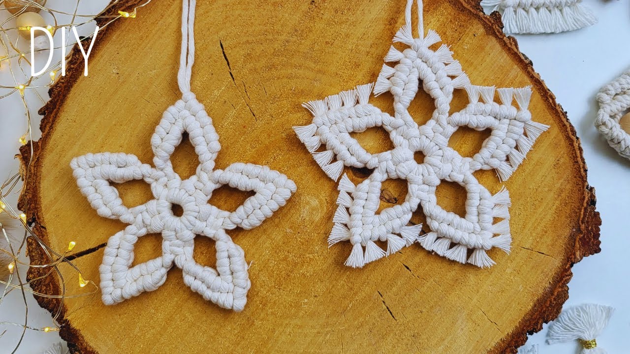 ⭐ DIY ESTRELLA de MACRAME (paso a paso) | DIY Macrame Star step by step Tutorial