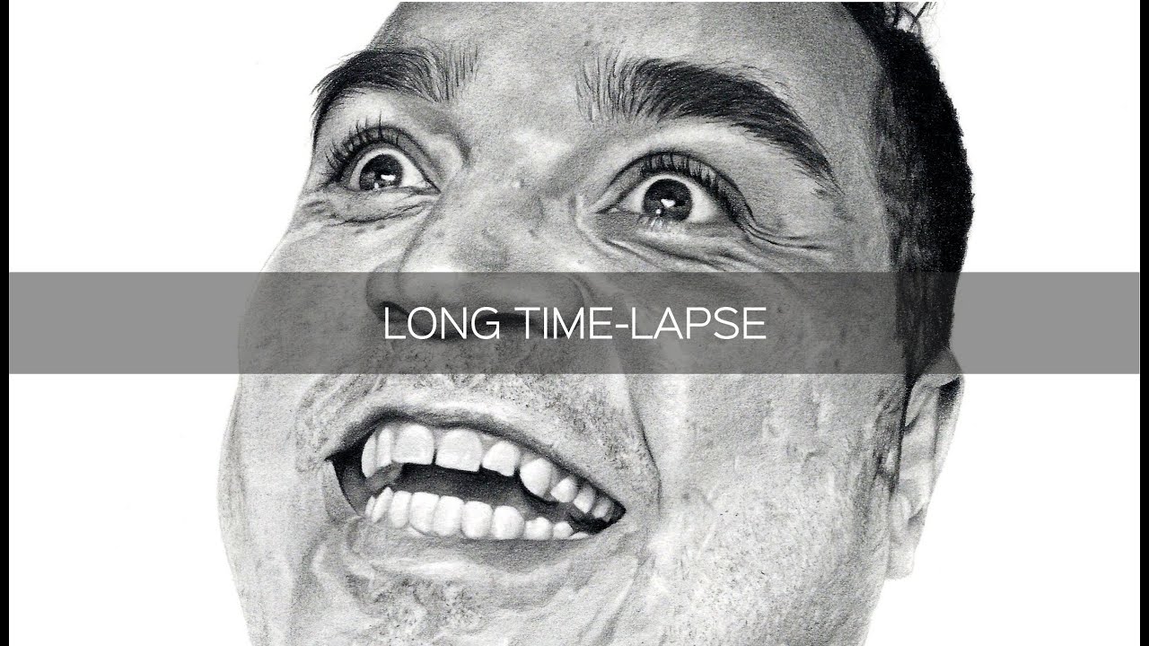 TYLER TAROT | Long time-lapse photorealistic graphite portrait drawing