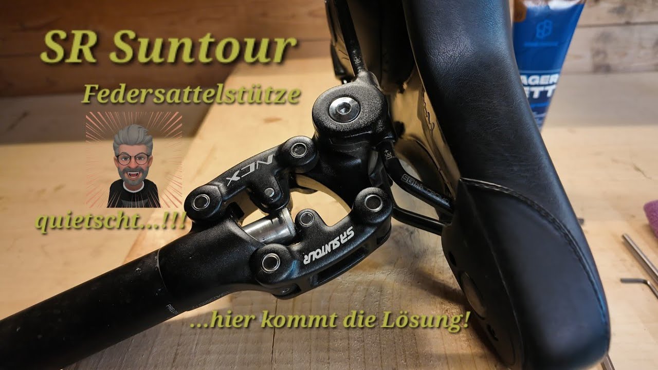 SR Suntour quietschende Federsattelstütze...hier kommt die Lösung!