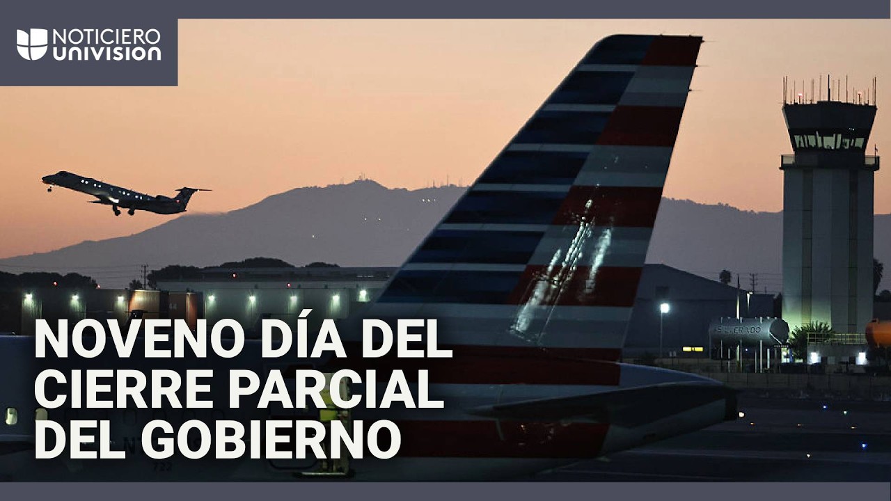 Temor en aeropuertos y trabajadores suspendidos: así inicia el noveno día del cierre de gobierno