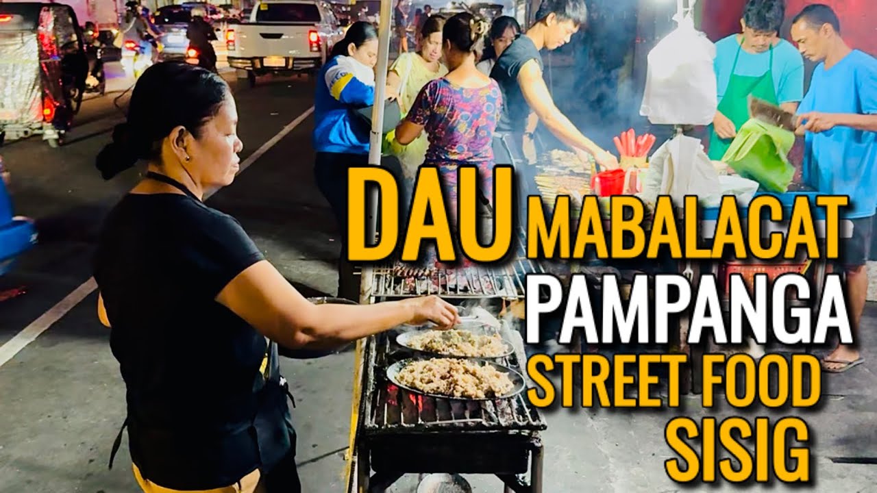 PHILIPPINES Street Food in MABALACAT CITY | FAMOUS Pampanga SISIG at Evelyn’s Sisigan!