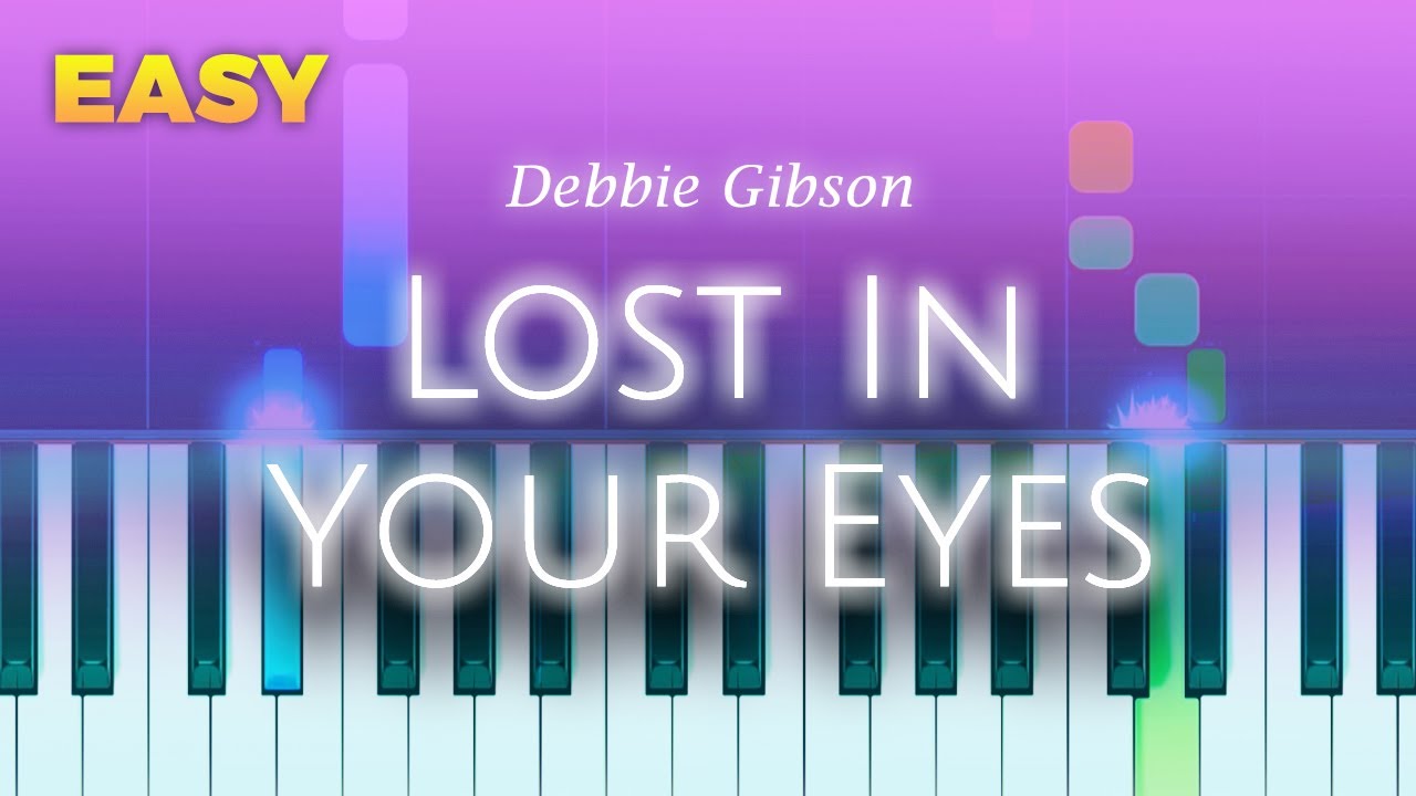 Debbie Gibson - Lost In Your Eyes - EASY Piano TUTORIAL by Piano Fun Play