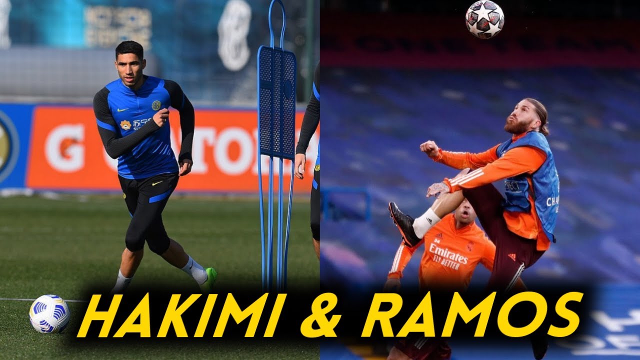 SERGIO RAMOS and ACHRAF HAKIMI Training, Skills and Workout🔥🔥🔥