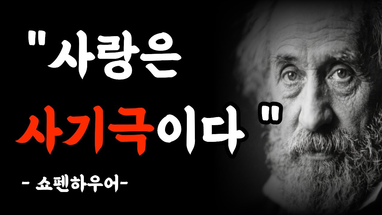 "당신이 사랑했다고 믿었던 그 감정, 사실은 당신 것이 아니었습니다" | 쇼펜하우어가 밝힌 사랑의 진실