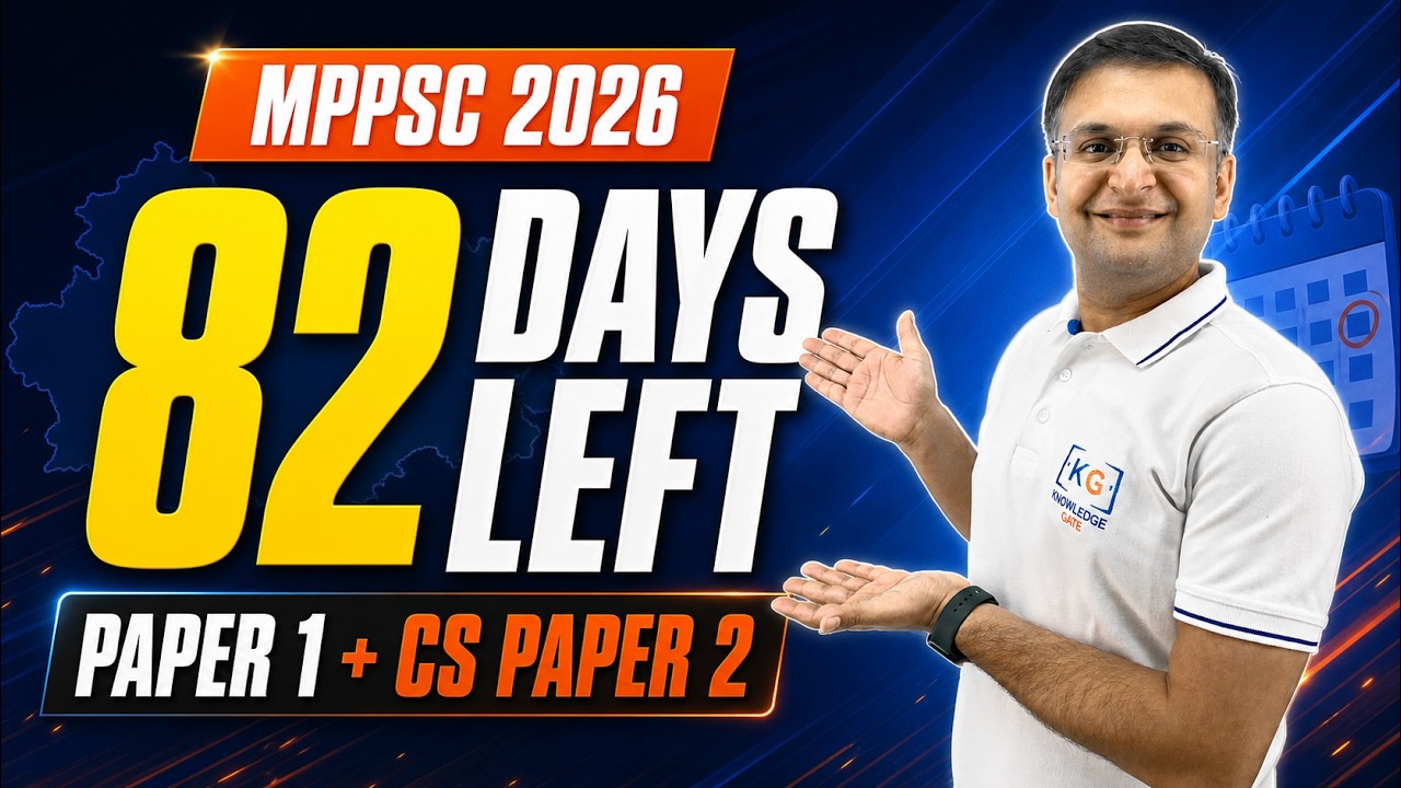 MPPSC Assistant Professor Paper 1 2026: Common for All Subjects + CS Paper 2 Strategy