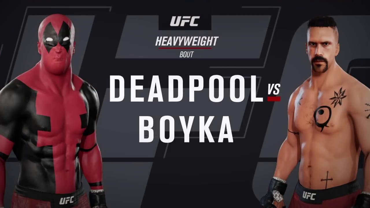 Deadpool vs. Yuri Boyka (EA Sports UFC 3) - CPU vs. CPU - Crazy UFC 👊🤪