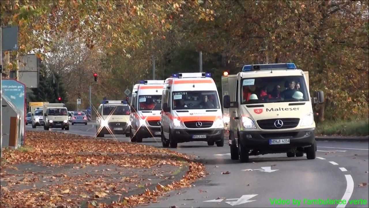 GW-San + 2x NKTW + MTW mit Anh Betr + GW-Te mit Anh Te MHD Bad Honnef + Betr.-kombi MHD Meckenheim