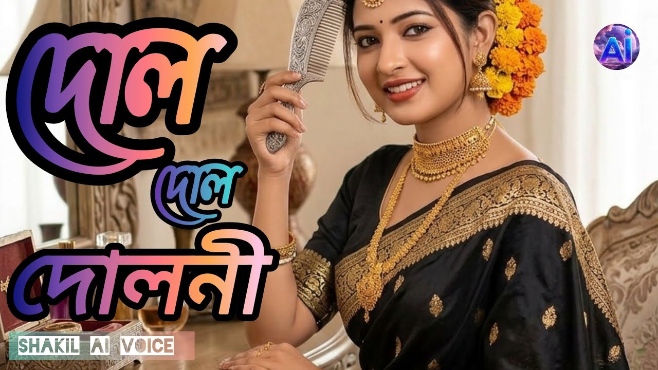  Dol Dol Doloni | দোল দোল দোলনী।Shakil Ai Voice. 