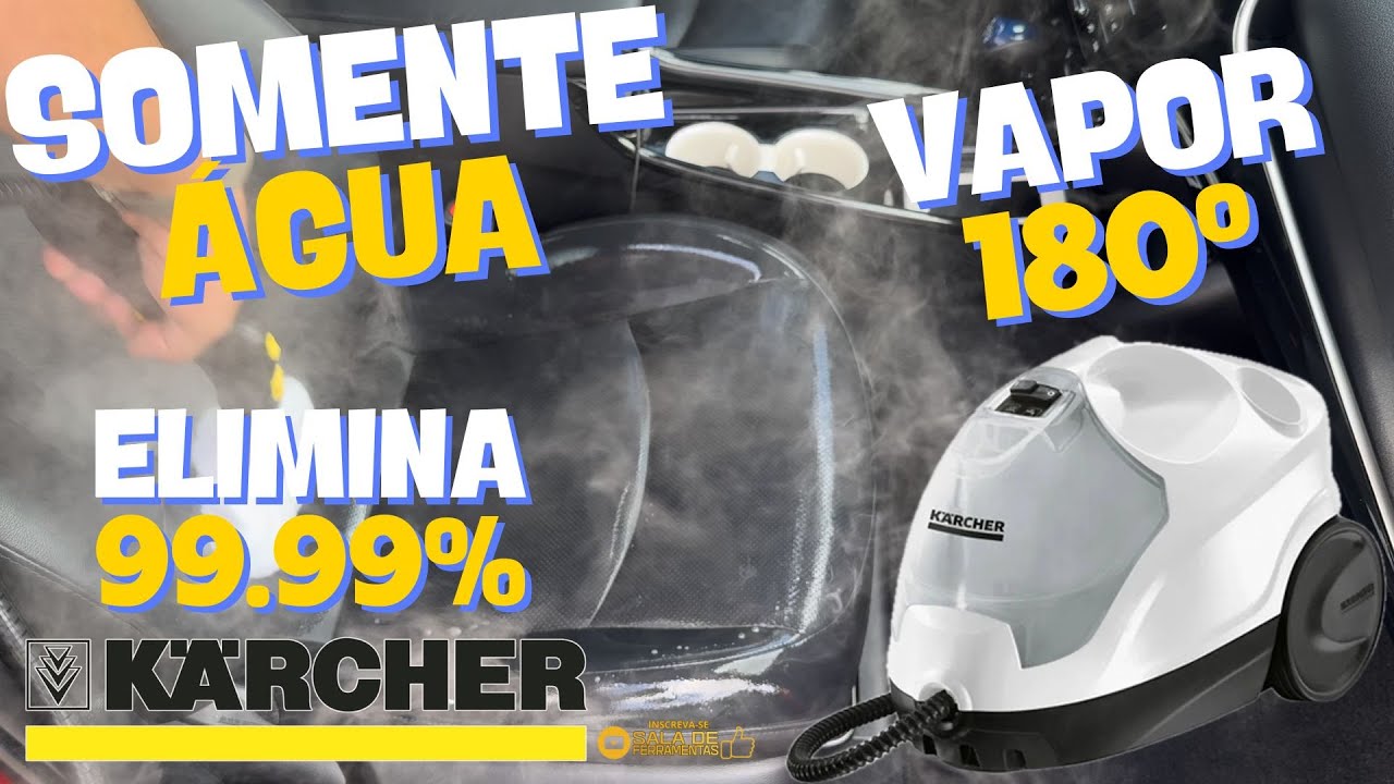 DIZ QUE TEM UMA ESTÉTICA AUTOMOTIVA e AINDA NÃO TEM KÄRCHER SC 4 PREMIUM LAVADORA A VAPOR #karcher