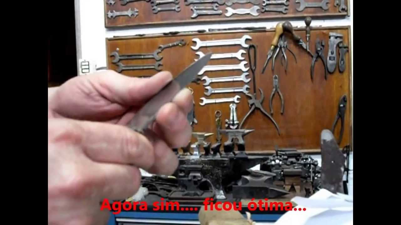 Teste Faca de Cromo Vanadio