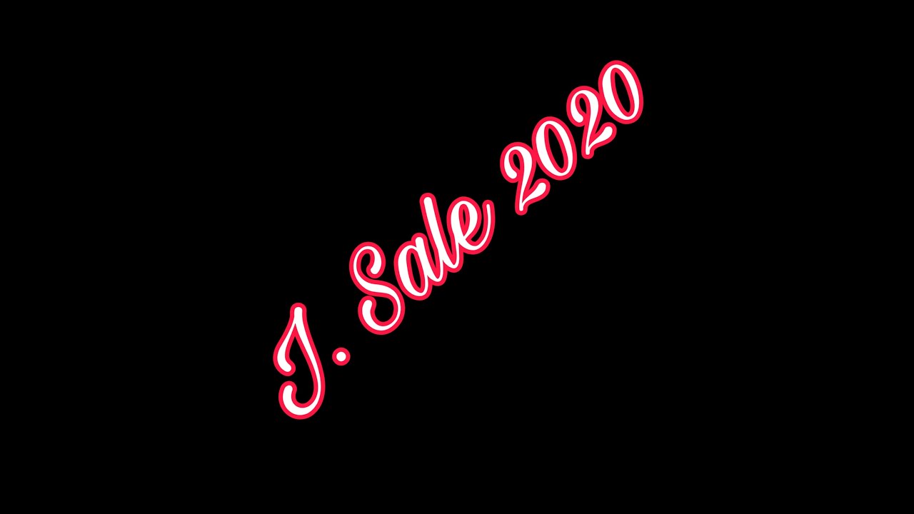 J. Sale 2020... Summer collection sale 2020.