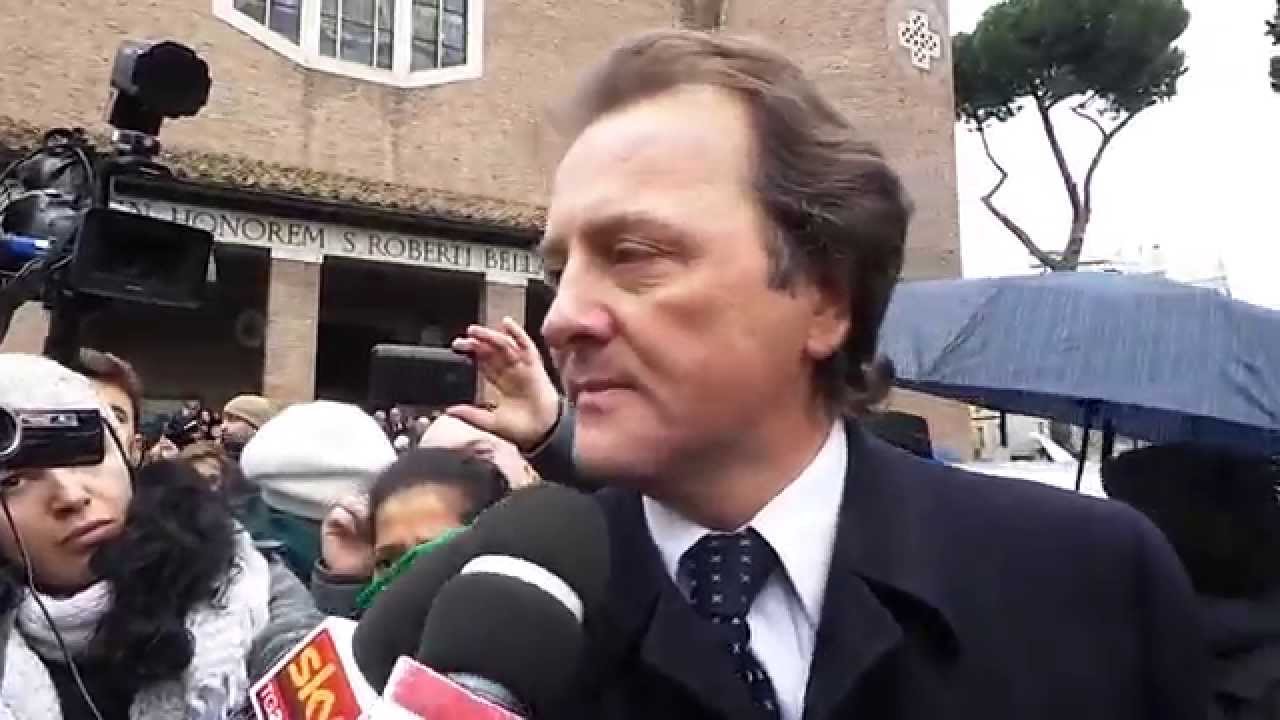 Virna Lisi Funerale - Figlio Corrado Pesci 