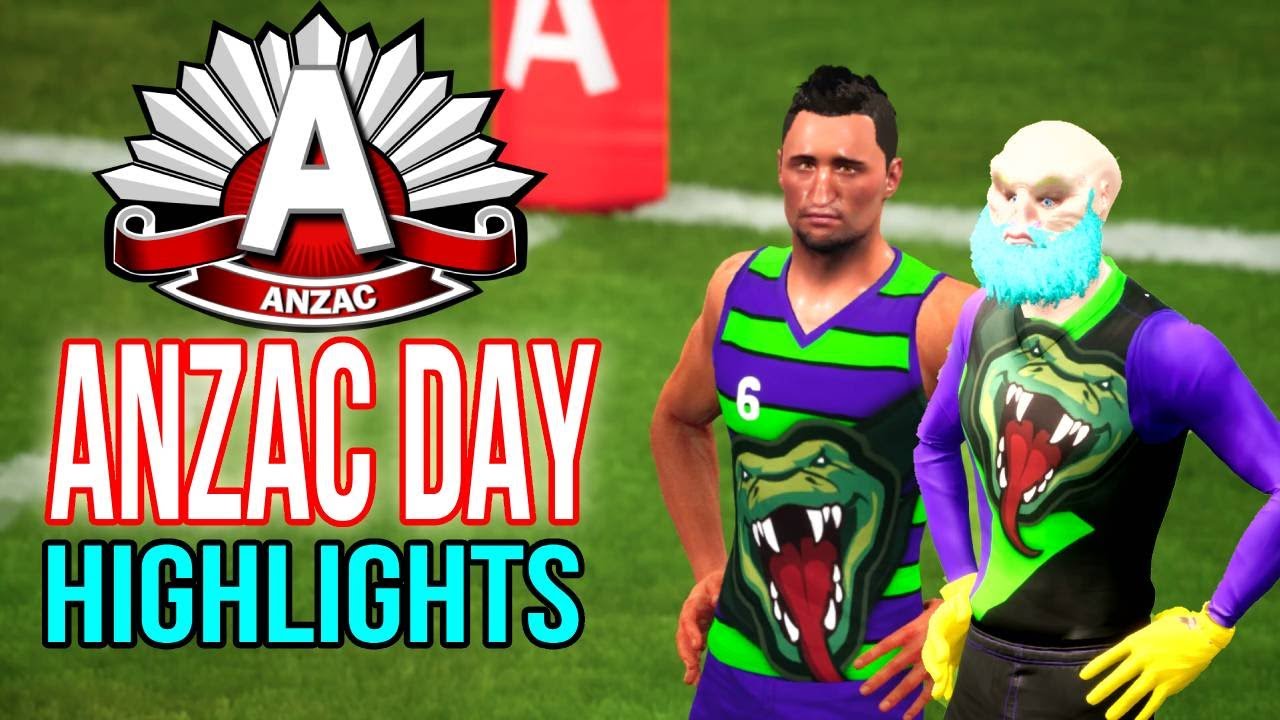 ANZAC DAY Highlights | AFL Evolution 2 PS5 Career Mode