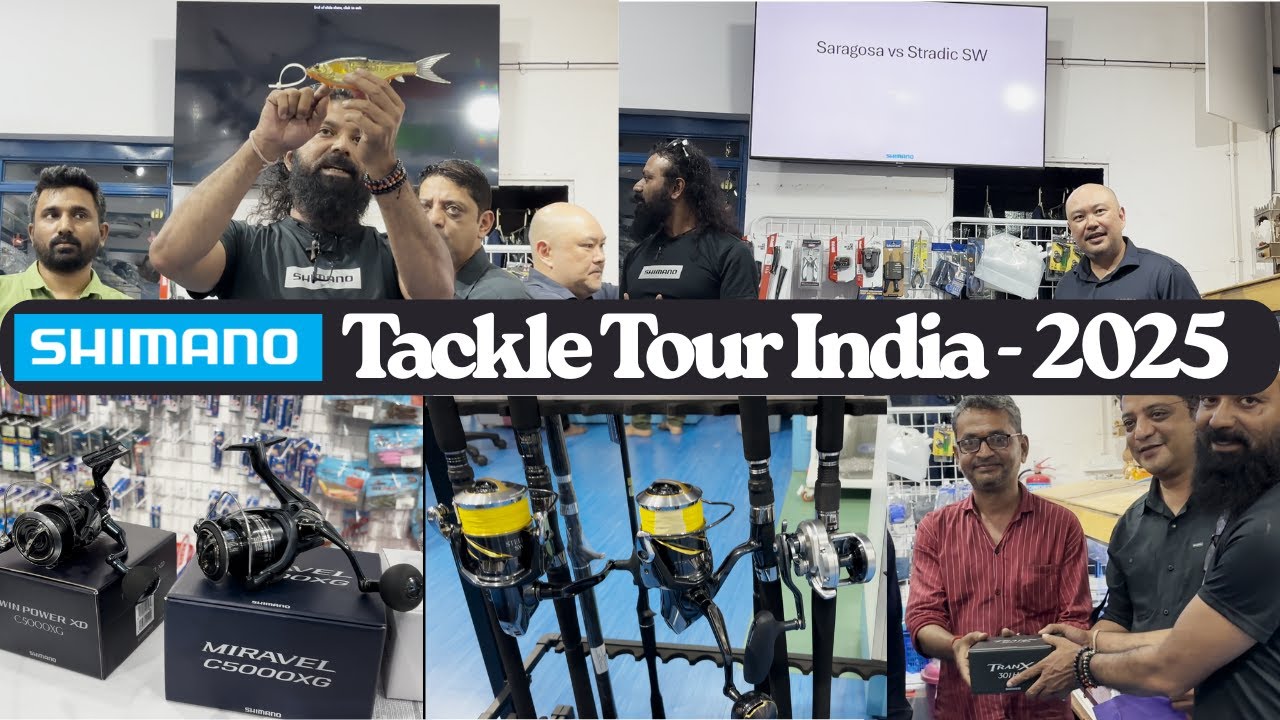 Shimano Fishing Tackle Tour India 2025 – Exclusive First Look at Game-Changing Gear