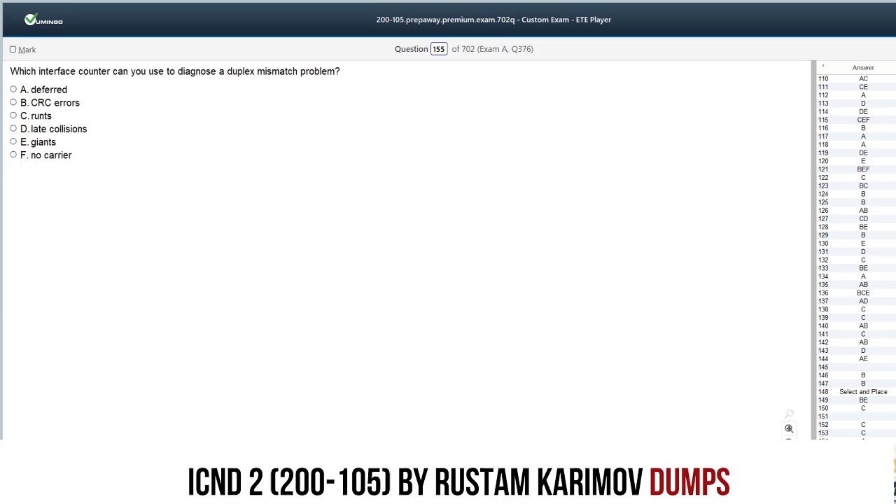 ICND 2 (200-105) Exam Questions - Let's complete together
