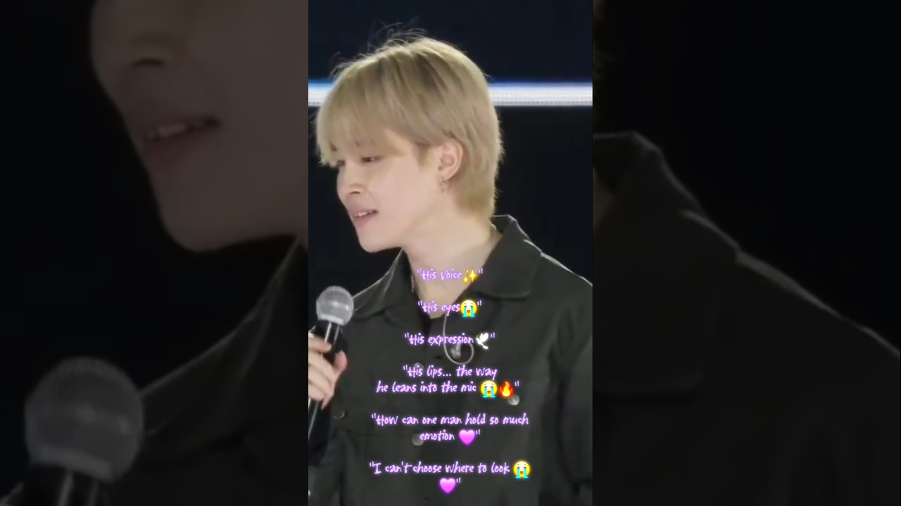 Jimin’s angelic voice at Jin’s concert | “Bogoshipda” Live 💜 