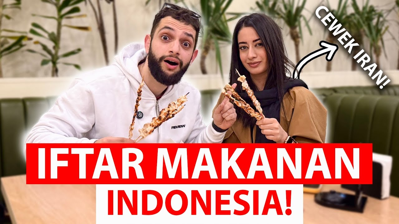 Cewek Iran pertama Kali Coba Makanan Indonesia!😍🇮🇩
