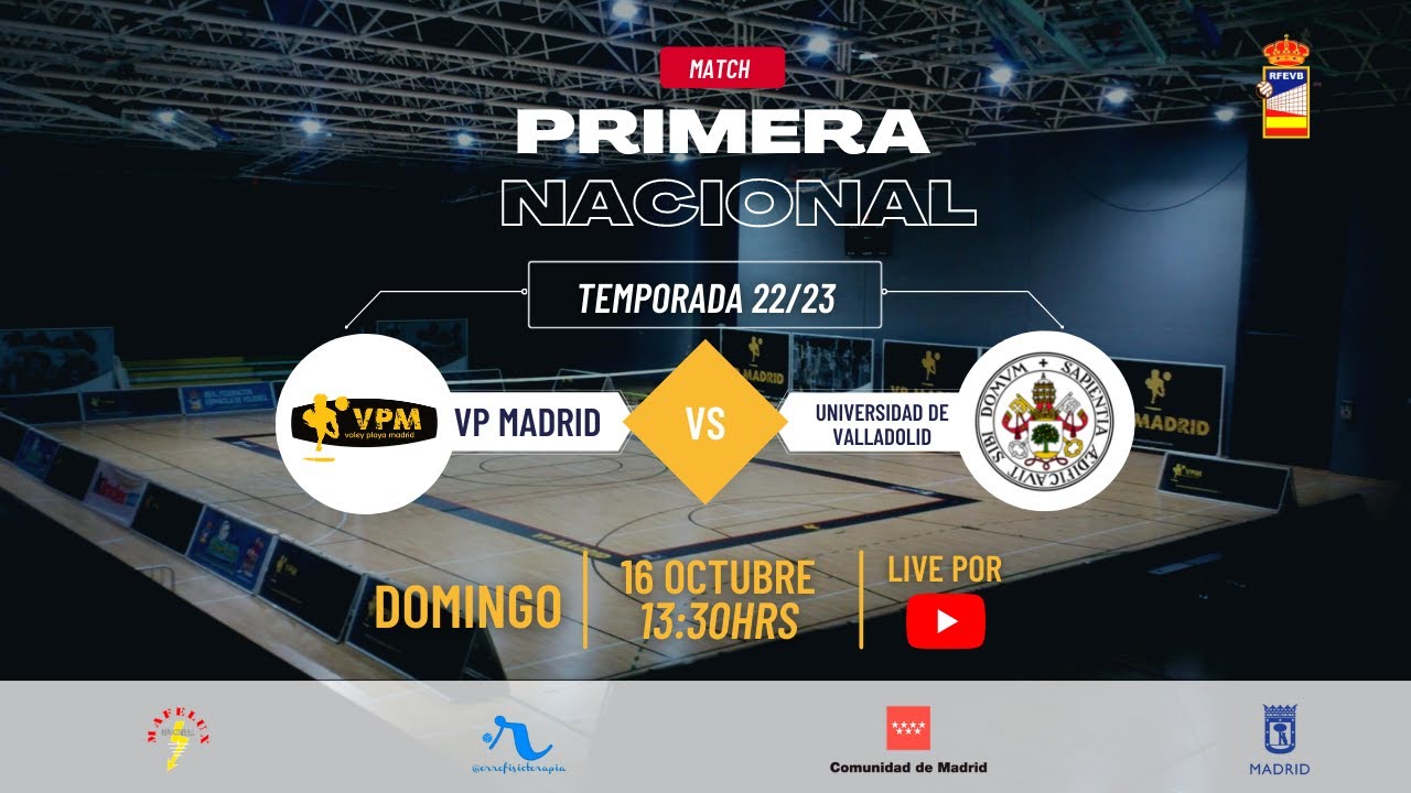 VP Madrid VS Universidad de Valladolid